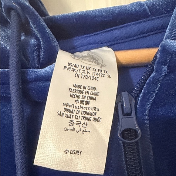 Disney Velvet Fantasia Hoodie 1X - Picture 4 of 4